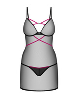 Prześwitująca, czarna koszulka