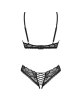 Dwuczęściowy, otwarty komplet