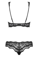 Zmysłowy, czarny komplet